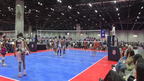 2025 AAU Boys National Volleyball Championships Riptide vs Big Sky B18-Challenger