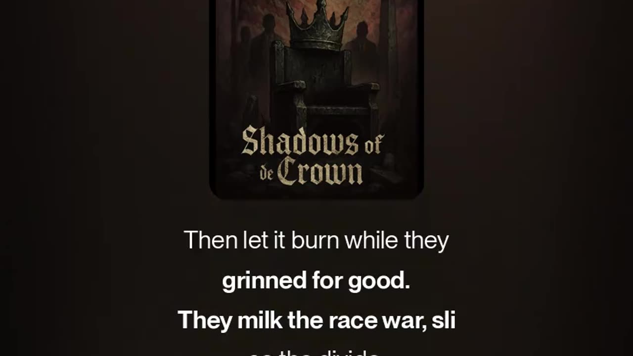 🧠 SHADOWS OF THE CROWN Target: Barack & Michelle Obama