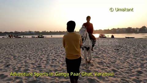 Varanasi-23-Horse Riding Adventure Sports In Ganga Paar Ghat, Varanasi