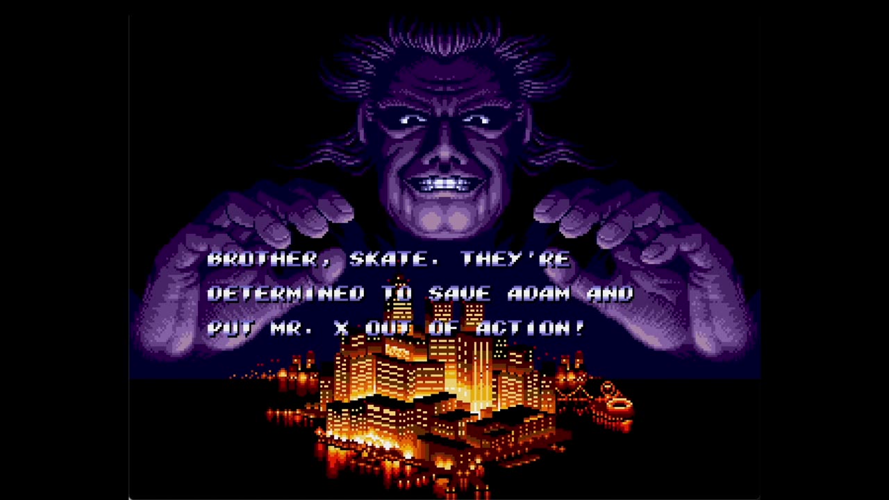 Intro Screen Streets of Rage 2 Sega Genesis