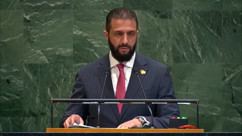 🇸🇾 “A New Chapter for Syria Begins” | President Ahmed al-Shara at UNGA 2025