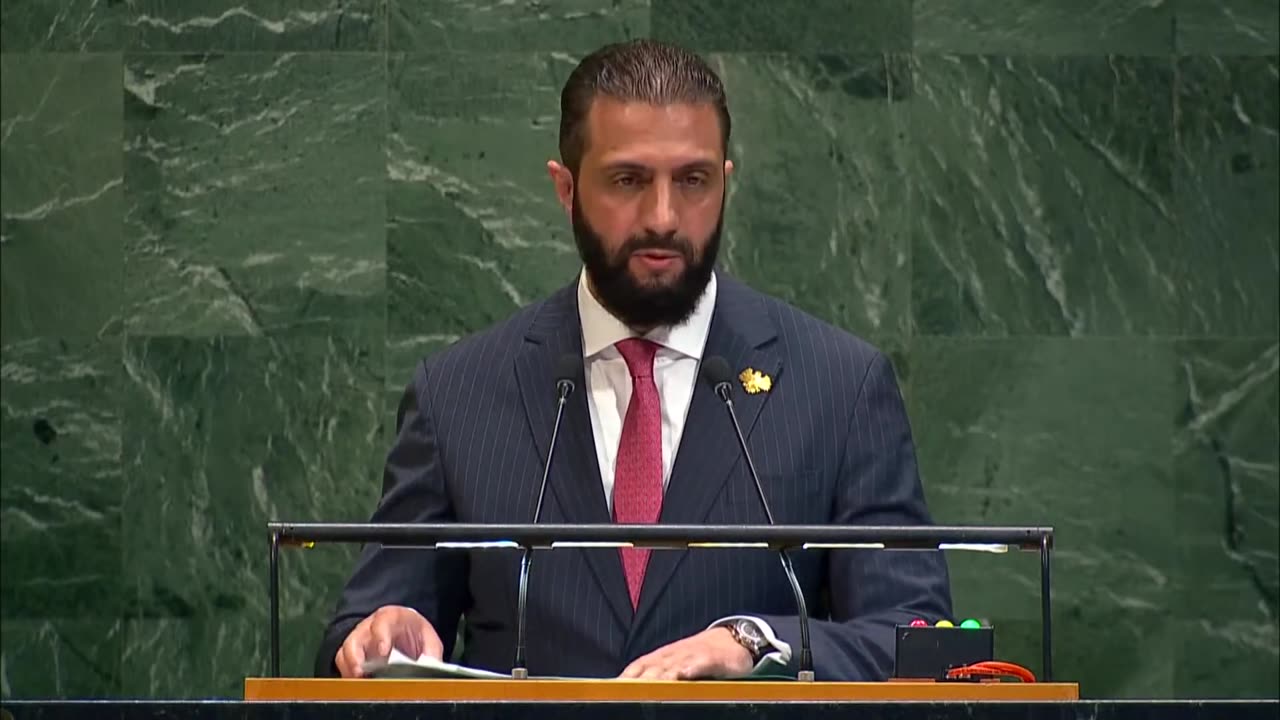 🇸🇾 “A New Chapter for Syria Begins” | President Ahmed al-Shara at UNGA 2025