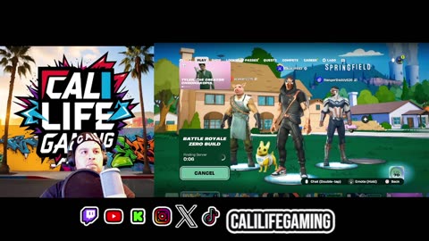 Zero Build Fortnite 🔫 | Cali Life Gaming 🌴