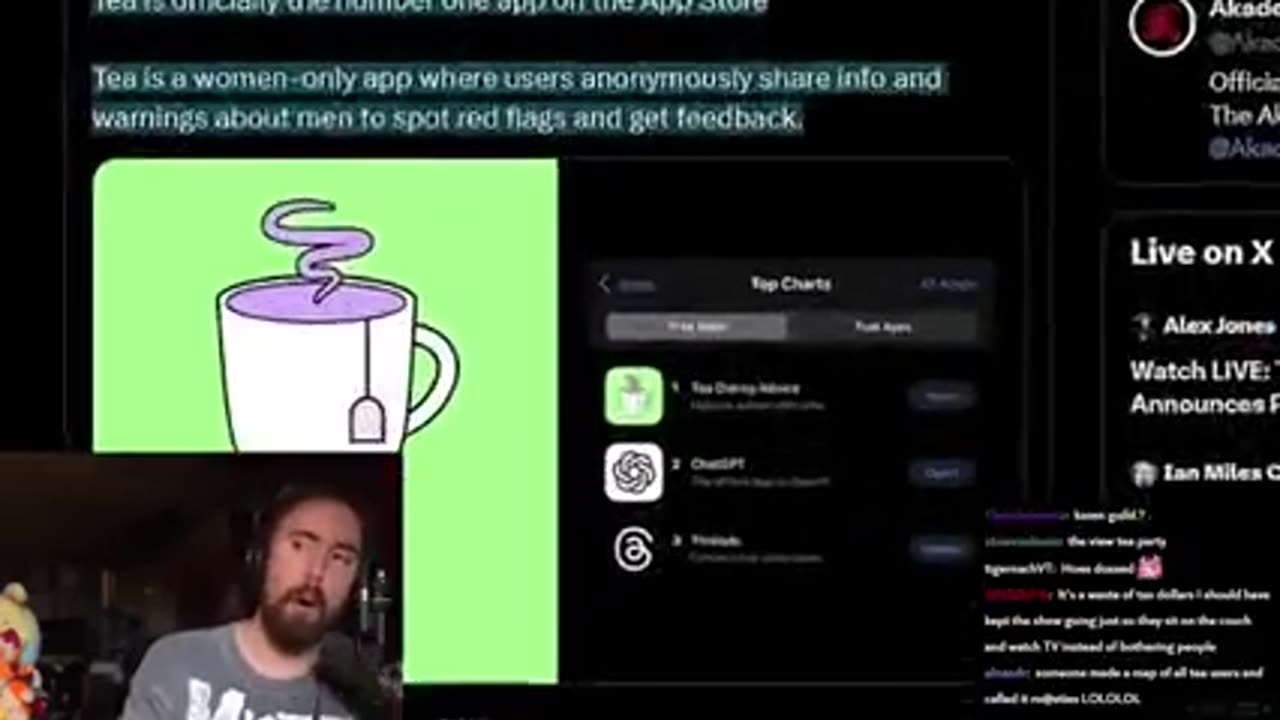 THEY JUST LEAKED EVERYTHING❗ [ASMONGOLD REACTS TO TEA APP DATA LEAK]