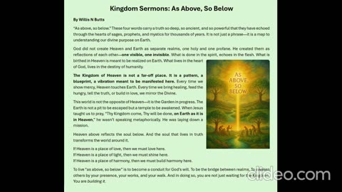 As above so below