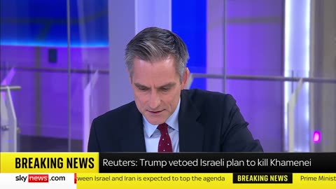 President Trump vetoed an Israeli plan to kill Iran's Khamenei!