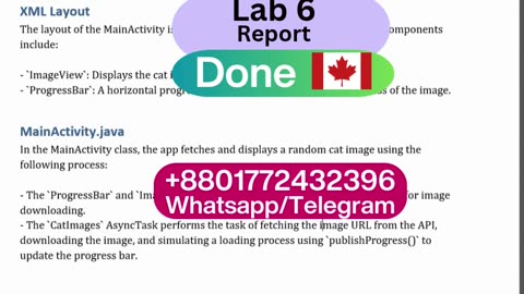 Student Work (lab) | CST2335 Lab 6a Report Walkthrough – Android TV App | Algonquin College