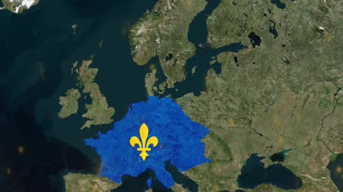 Germany and France Today vs Charlemagne’s Empire at Greatest Extent (814 AD)-15