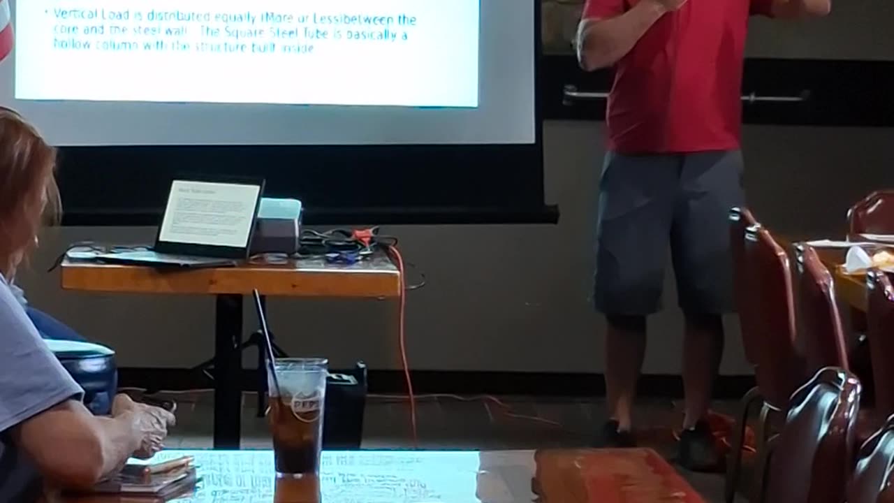 Civil Engineer Mike Sokoll gives a detailed structural analysis of the Twin Towers.