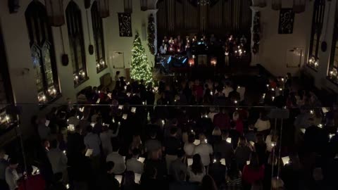 December 24, 2025 - A Congregation Joins in a Candlelight ‘Silent Night’