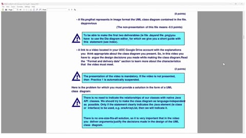 Student Work(Assignment) | PRAC1 20221 – OOP Programming & Design Output | UOC