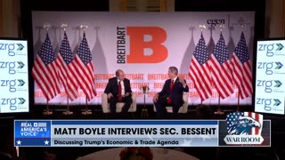 WATCH: Matt Boyle Interviews Treasury Secretary Scott Bessent