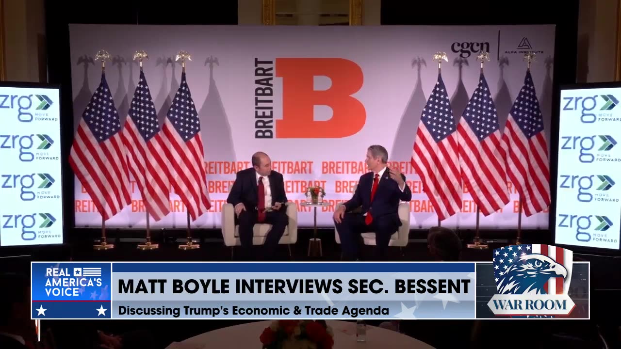 WATCH: Matt Boyle Interviews Treasury Secretary Scott Bessent