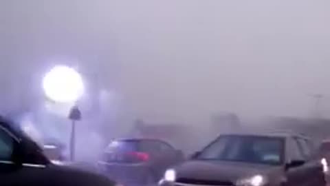 Not sure if this is real? But, Energy Ball in Nashville TN Parking Lot? BALL LIGHTNING? 4/30/25