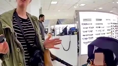 A police officer’s wife caught stealing and thinks she can get away with it 🤦‍♀️