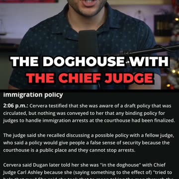 Judge SNEAKED Defendant Out the Back Door