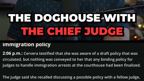 Judge SNEAKED Defendant Out the Back Door