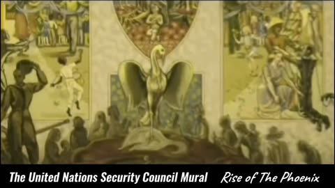 'Mural For Peace' - UN Security Council NYC - The Phoenix Rising From The Ashes