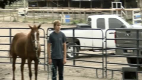 Skipper Calder & Cowboy-up Ministry bring horse training with a message at 11am.