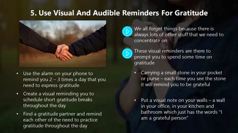 The Attitude of Gratitude - Part Eight