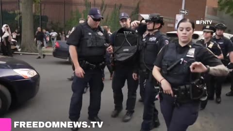NYPD Are Tazing and Arresting Palestine Rioters at Brooklyn CUNY College After Raiding Encampment