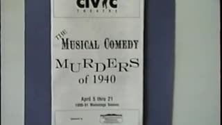 April 5, 1991 - Playbill for Indianapolis Civic Theatre's 'The Murders of 1940'