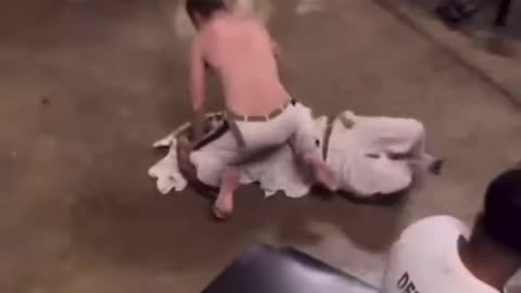 Inmates cheer as man turns the table from a sucker punch, Instant Karma