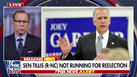 Sen. Tillis declares that he will not run for reelection.
