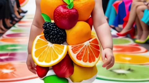 Cutest Baby Fashion Show: The Fruit Edition #baby #KidsFashion #Runwa...