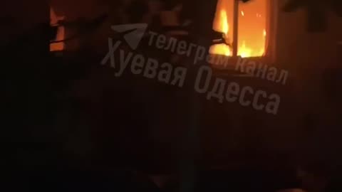 🤬🙏 Odesa, "Shahed" hit a maternity hospital. There is a fire at the place of arrival.