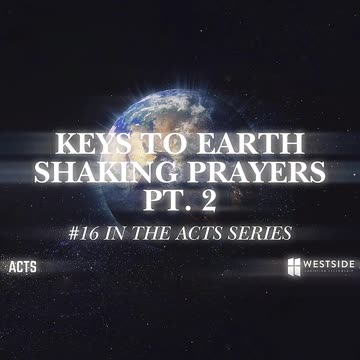 Faith & Trust Shake the Tectonic Plates of Prayer