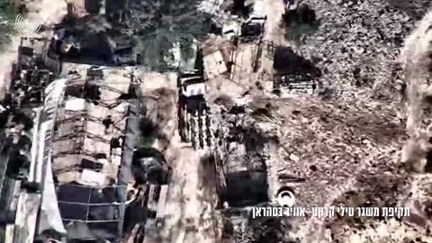 The IDF publishes a video showing an airstrike carried out by fighter jets on a