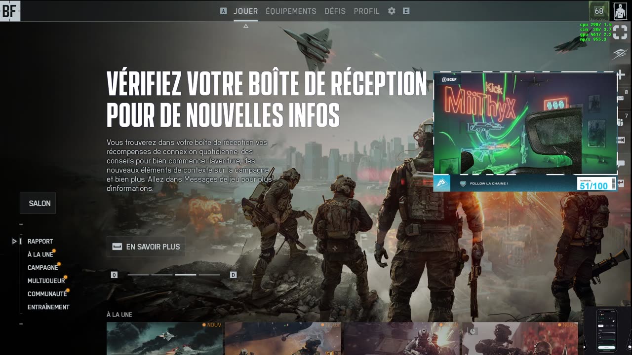 [FR/EN] VIENS ME FOLLOW (im French) (sub : 50 / 100) ⌨ !tip | !sub | !holy | !scuf