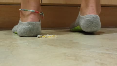 Random Crushing in Socks - Candid