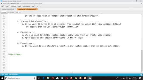Salesforce Apex Videos-12.Visualforce Introduction