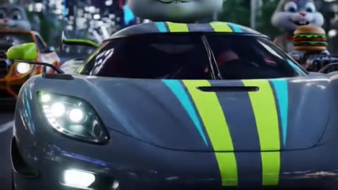 Rabbit in a Supercar Drag Race
