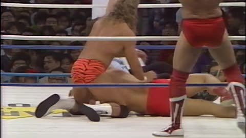 (1991.03.21) Koshinaka, Kobayashi, Iizuka (NJPW) vs Tim Horner, Brian Pillman, Z-Man (WCW) - NJPW