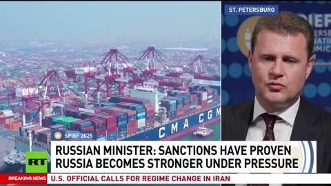 'Sanctions made Russia stronger, Northern Sea Route is proof' — Minister Chekunkov | SPIEF 2025