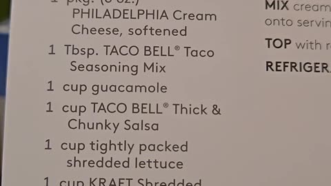 Recipe for Philadelphia 7 Layer Mexican Dip