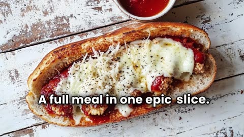 Spaghetti-Stuffed Garlic Bread (FlavorVille Style)