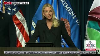 REPORTER: "Is there disruption at DOJ and FBI leadership"