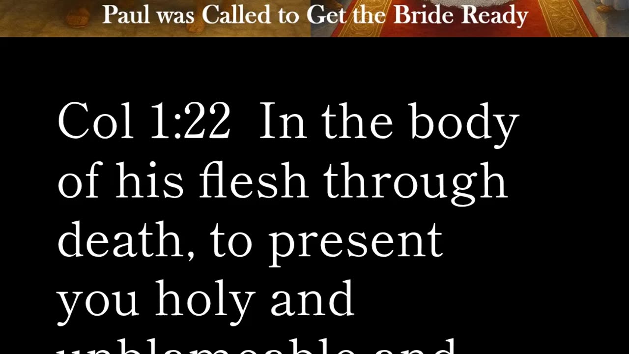 God Wants a Bride for His Son — Forever