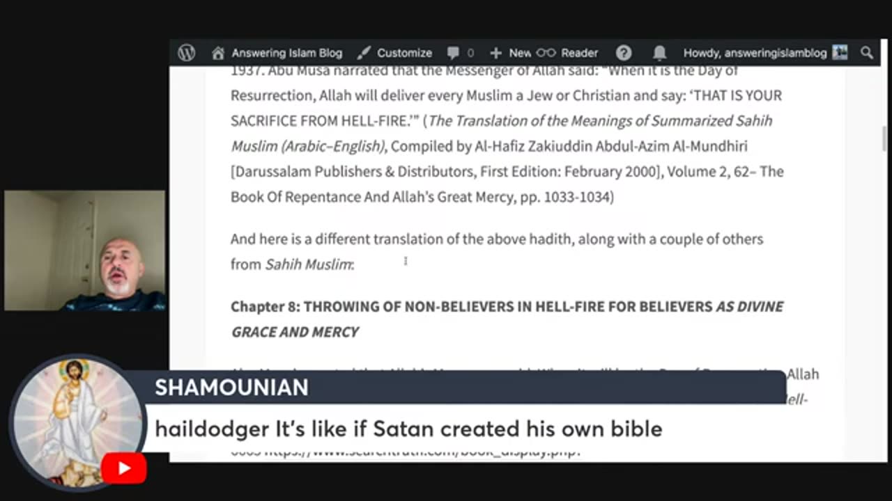 HOW WILL ALLAH RESCUE MUSLIMS FROM HELLFIRE? BY SACRIFICING JEWS & CHRISTIANS IN THEIR PLACE!? 😦