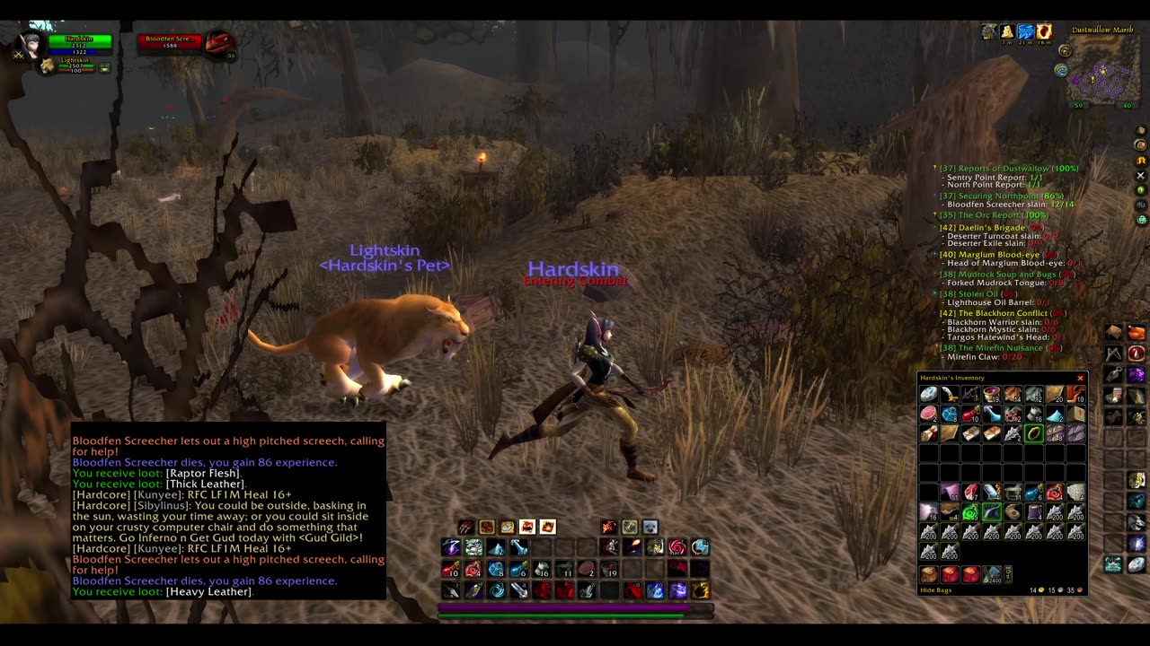 Turtle wow - Melee HC Slow and Steady Hunter - Part 79 - Level 42 new bow -No commentary