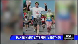 May 4, 2018 - David Cook Prepares for his 40th Indy Mini Marathon