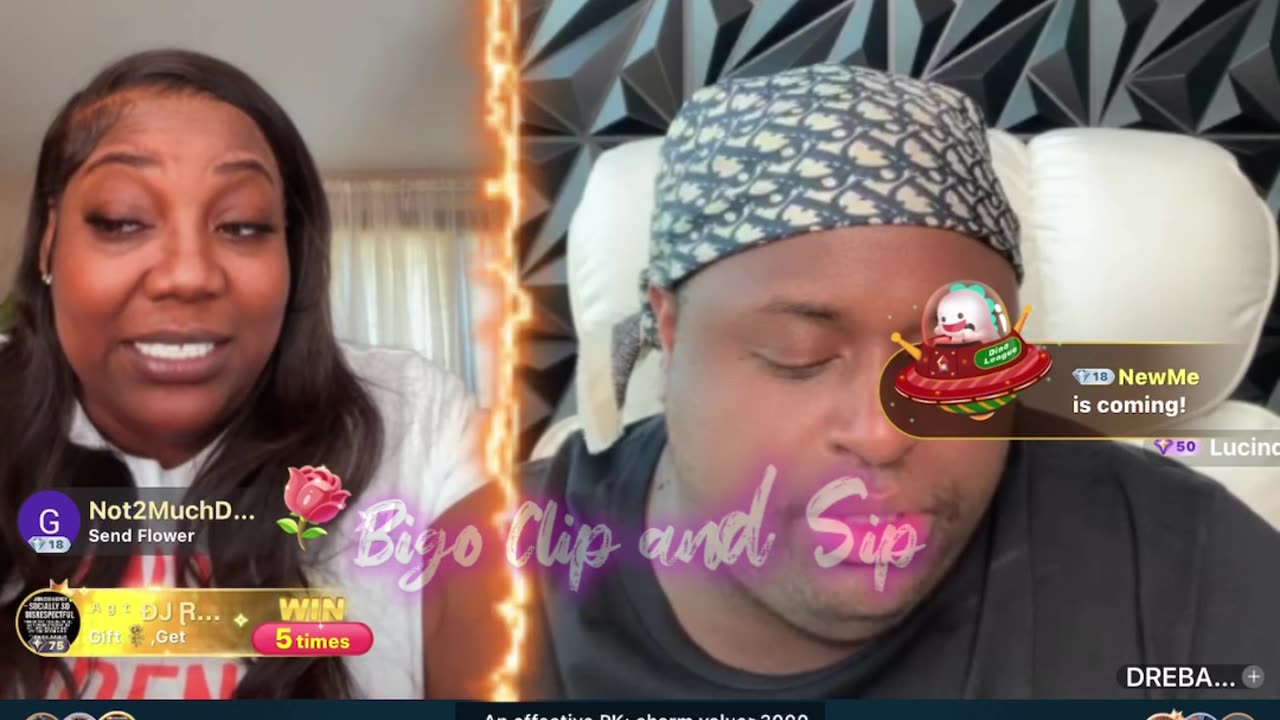 TomiKay lines DreBaby who's very anxious about king of Bigo results 6/30/25 #bigoclipandsip