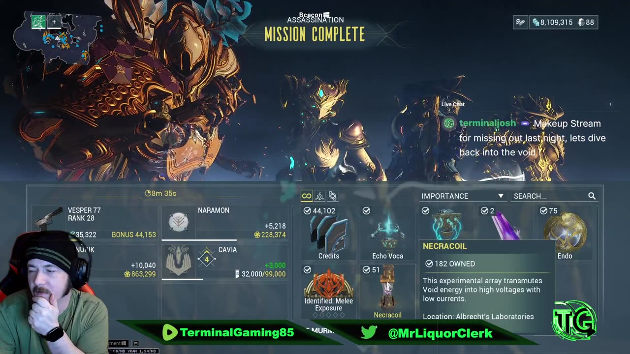 Terminal Gaming - Warframe Nite