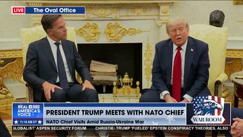 TRUMP ANNOUNCES EU WEAPON DEAL WITH NATO CHIEF