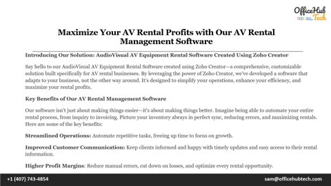 Maximize Your AV Rental Profits with Our AV Rental Management Software.mp4