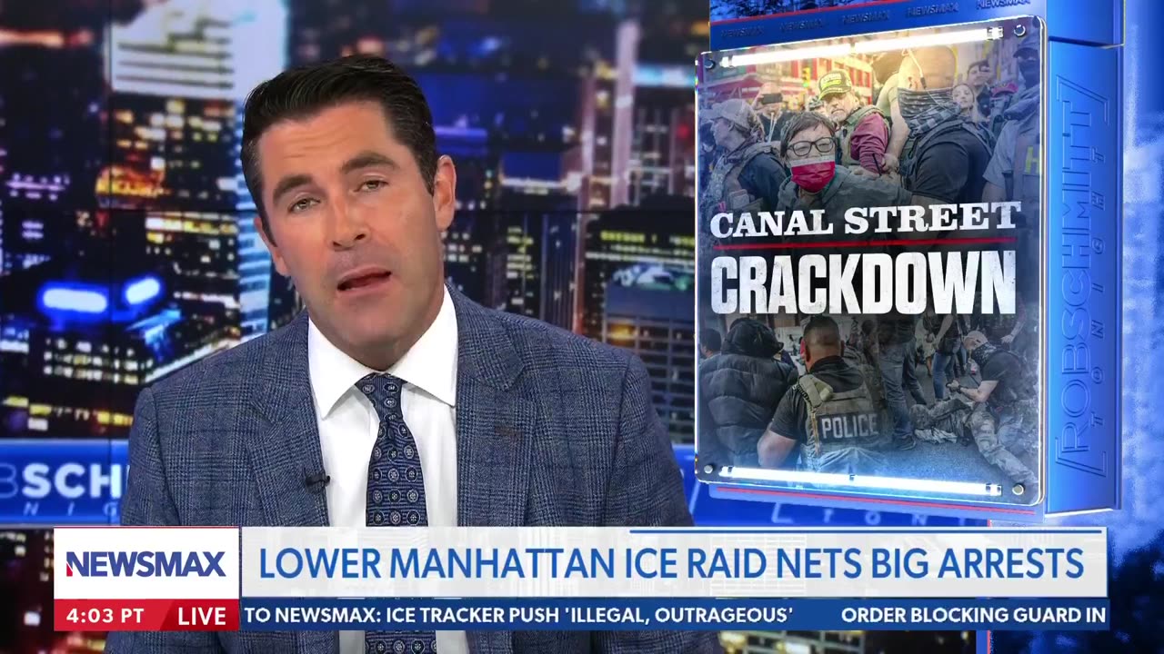 🚨 Rob Schmitt argues NY Gov is WRONG about who ICE is Arresting.